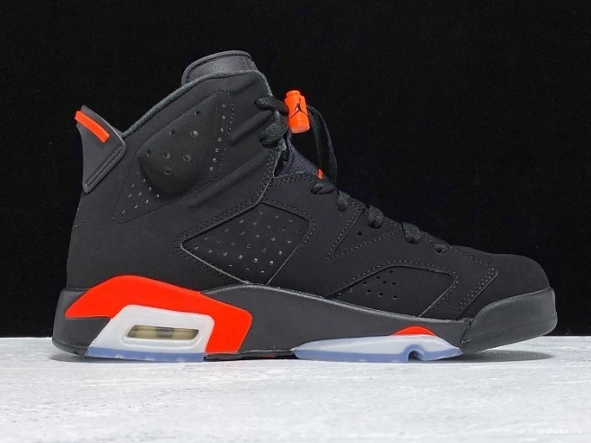 384664-060 BLACK OG JORDAN 2019 AIR 6 INFRARED RETRO 1121